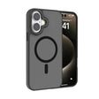 For iPhone 17 Kalebol Metal Lens Frame MagSafe Frosted PC Phone Case(Black) - free shipping - PMC TechLife - Order now!