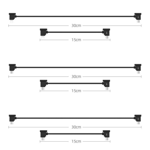BRDRC Converting Data Cable for DJI Mini 4 Pro / Mavic 3 / Air 2 / Air 2S, Type:15cm Type-C to Type-C