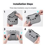 For DJI RC-N2 / RC-N1 BRDRC Remote Control Shockproof Anti-scratch Silicone Case(Black)