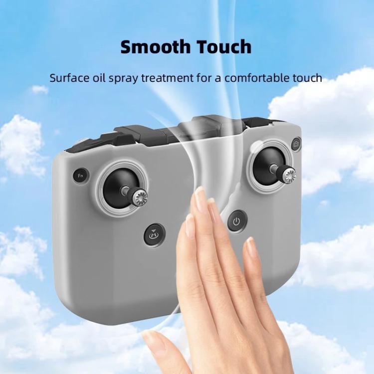 For DJI RC-N2 / RC-N1 BRDRC Remote Control Shockproof Anti-scratch Silicone Case(Grey) - free shipping - PMC TechLife - Order now!