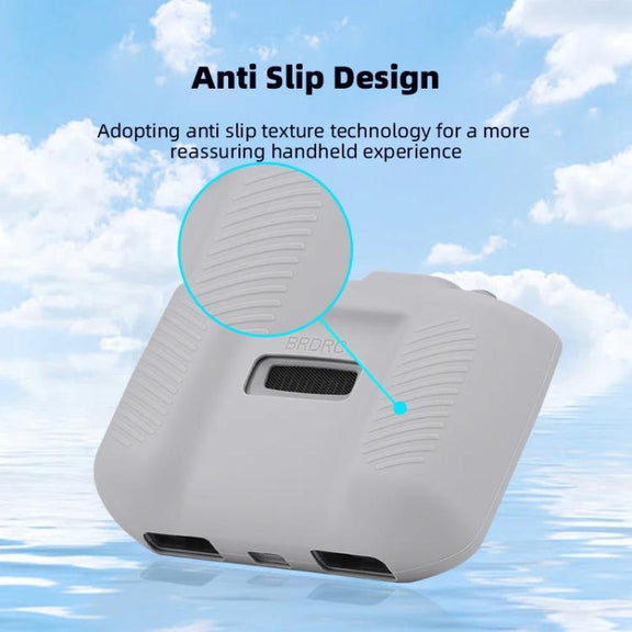 For DJI RC-N2 / RC-N1 BRDRC Remote Control Shockproof Anti-scratch Silicone Case(Grey)
