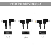 BRDRC Data Cable for DJI Mavic Air 2 / Air 2S / Mini 2, Type:30cm Type-C to Type-C