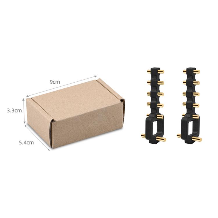 For DJI Mavic 3 / Air 2 / Air 2S / Mini 2 BRDRC Remote Controller Copper Yagi-Uda Antenna Signal Enhancer(Black)