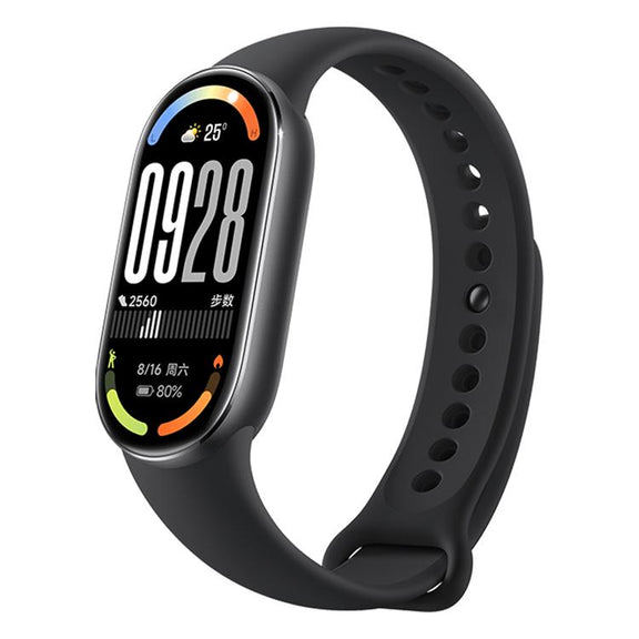 Original Xiaomi Smart Band 10, 1.72 inch AMOLED Screen 5ATM Water-resistant Smart Watch, Support Blood Oxygen / Heart Rate Monitor(Black)
