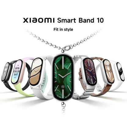 Original Xiaomi Smart Band 10, 1.72 inch AMOLED Screen 5ATM Waterproof Smart Watch, Support Blood Oxygen / Heart Rate Monitor(Black) - free shipping - PMC Jewellery - Order now!
