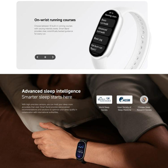 Original Xiaomi Smart Band 10, 1.72 inch AMOLED Screen 5ATM Water-resistant Smart Watch, Support Blood Oxygen / Heart Rate Monitor(Black)