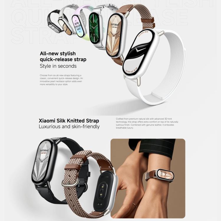 Original Xiaomi Smart Band 10, 1.72 inch AMOLED Screen 5ATM Water-resistant Smart Watch, Support Blood Oxygen / Heart Rate Monitor(Black)