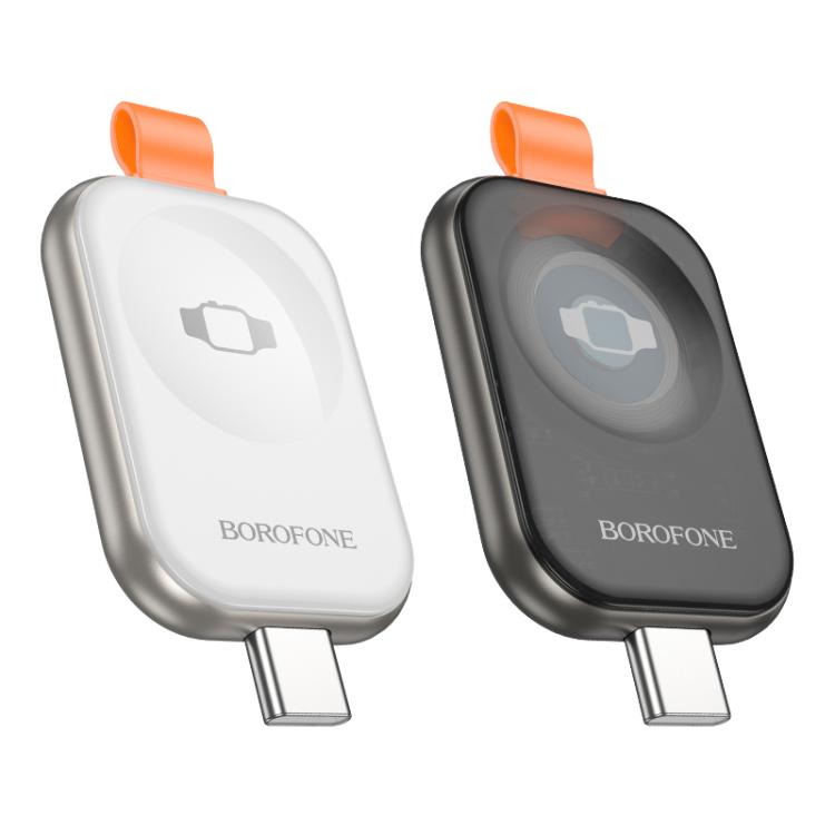 For Apple Watch Series Borofone BQ25A Portable Wireless Charger(Silver) - free shipping - PMC TechLife - Order now!