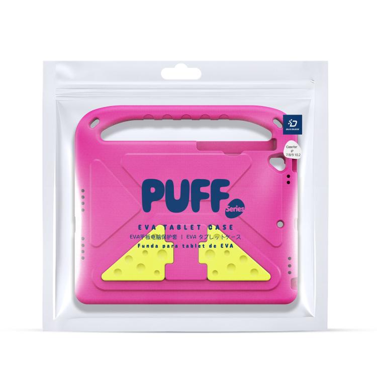 For iPad 10.2 2019 / 2020 / 2021 DUX DUCIS PUFF Series EVA Portable Holder Tablet Case(Pink)