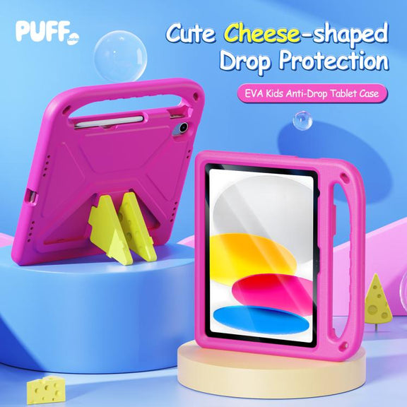 For iPad 2022 / 2025 DUX DUCIS PUFF Series EVA Portable Holder Tablet Case(Pink)