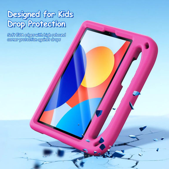 For Xiaomi Redmi Pad SE 8.7 DUX DUCIS PUFF Series EVA Portable Holder Tablet Case(Pink)