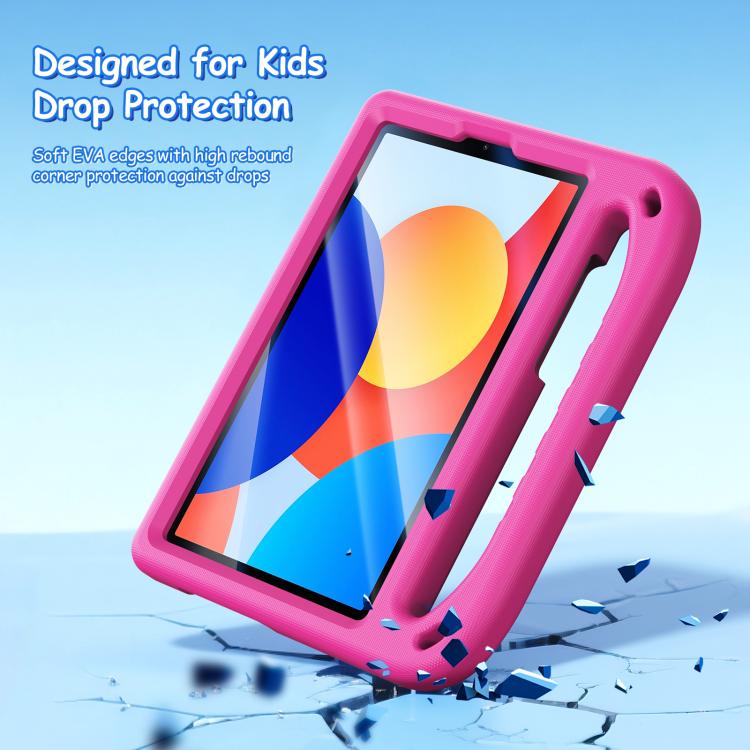 For Xiaomi Redmi Pad SE DUX DUCIS PUFF Series EVA Portable Holder Tablet Case(Pink)