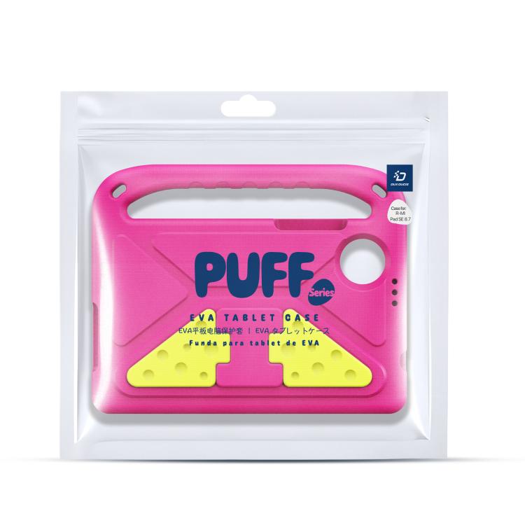 For Xiaomi Redmi Pad SE DUX DUCIS PUFF Series EVA Portable Holder Tablet Case(Pink)