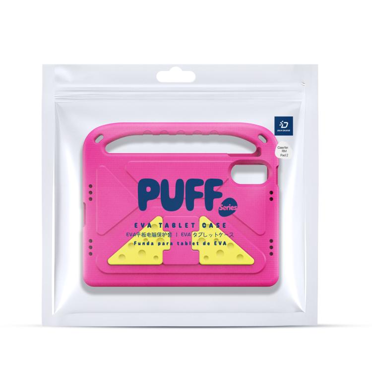 For Xiaomi Redmi Pad 2 DUX DUCIS PUFF Series EVA Portable Holder Tablet Case(Pink)