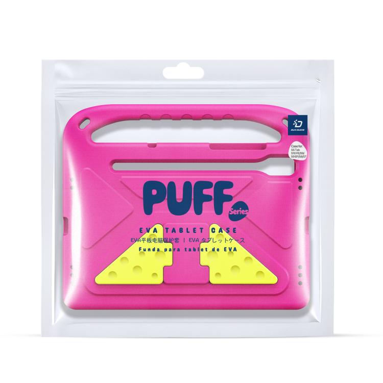 For Samsung Galaxy Tab S10 FE / S9 FE DUX DUCIS PUFF Series EVA Portable Holder Tablet Case(Pink) - free shipping - PMC Jewellery - Order now!