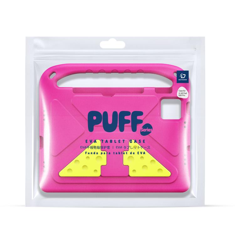 For Xiaomi Pad 6 / 6 Pro DUX DUCIS PUFF Series EVA Portable Holder Tablet Case(Pink)