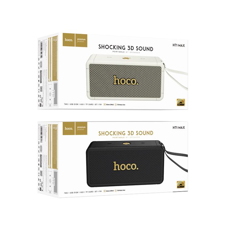hoco HT1 Max Marquis Sports Bluetooth 5.4 Speaker Support TWS / FM / TF Card / USB / AUX(Black)