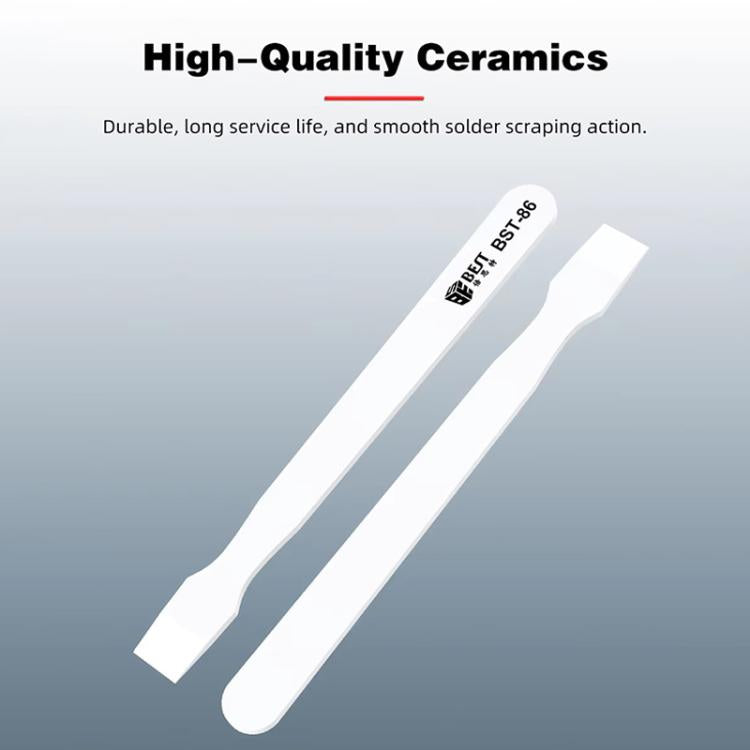 BEST BST-86 Multifunctional Anti-static Anti-magnetic BGA Ceramic Tin Scraper