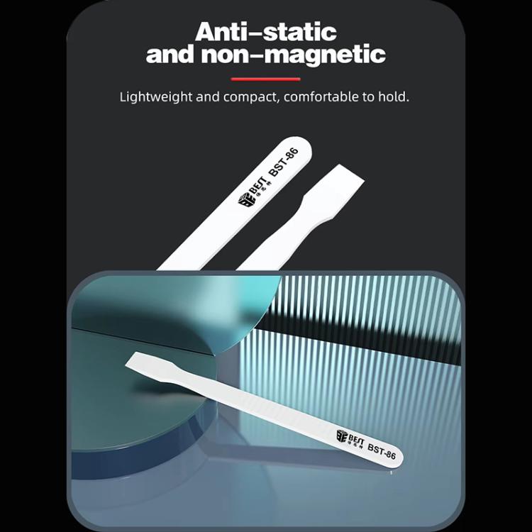 BEST BST-86 Multifunctional Anti-static Anti-magnetic BGA Ceramic Tin Scraper