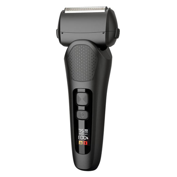Full Body Washable LED Digital Display Reciprocating Electric Shaver(Exclusive Black)