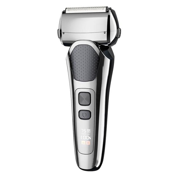 Full Body Washable LED Digital Display Reciprocating Electric Shaver(Gun Fight Black)