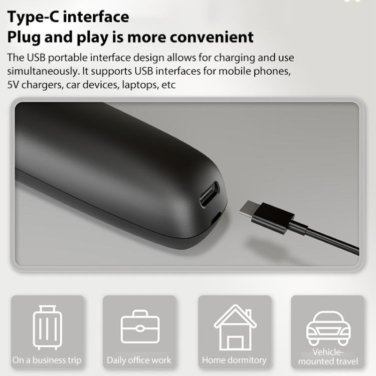 Full Body Washable LED Digital Display Reciprocating Electric Shaver(Gun Fight Black) - free shipping - PMC TechLife - Order now!