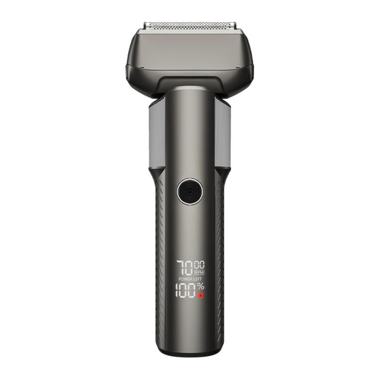 Five-blade Full Body Washable LED Digital Display Reciprocating Electric Shaver(Grey) - free shipping - PMC TechLife - Order now!