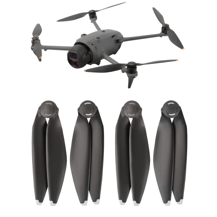 For DJI Mavic 4 Pro Sunnylife 1158F Quick-Release Propellers Blades, Type:Two Pairs(Silver Tip) - free shipping - PMC Jewellery - Order now!