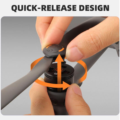For DJI Mavic 4 Pro Sunnylife 1158F Quick-Release Propellers Blades, Type:One Pair(Silver Tip) - free shipping - PMC Jewellery - Order now!