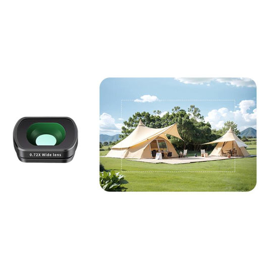 For DJI Osmo Pocket 3 Camera Lens Filter, Filter:0.72X Wide Lens - free shipping - PMC Jewellery - Order now!