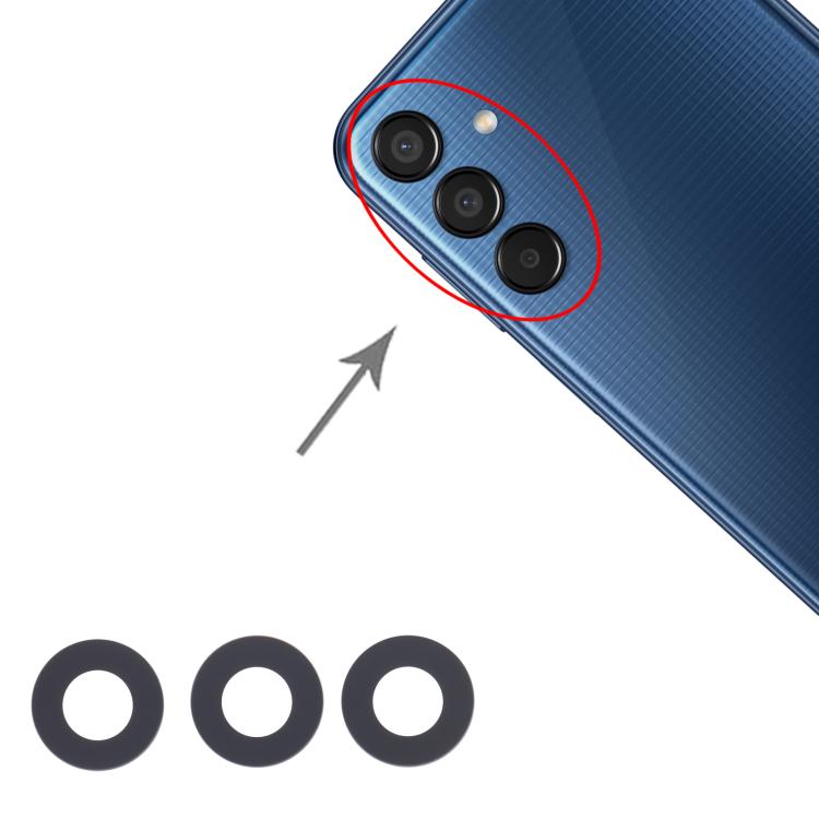 For Samsung Galaxy M15 SM-M156B 10set Back Camera Lens