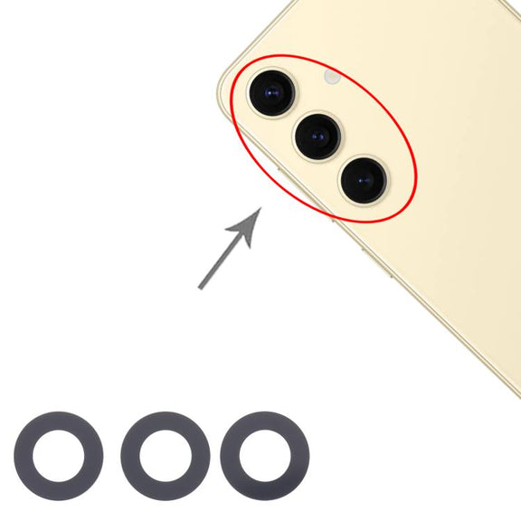For Samsung Galaxy S24 SM-S921B 10set Back Camera Lens