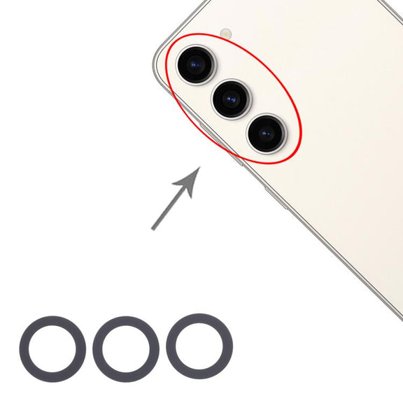 For Samsung Galaxy S23+ SM-S916B 10set Back Camera Lens