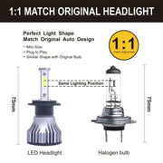 2 PCS X15 9004 DC 9-32V 26W 6500K 8000LM IP68 Car LED Headlight Lamps / Fog Light
