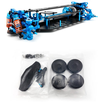 PMM Racing TT02 1:10 Carbon Fiber Chassis Aluminum Alloy RC Car Frame - free shipping - PMC Jewellery - Order now!