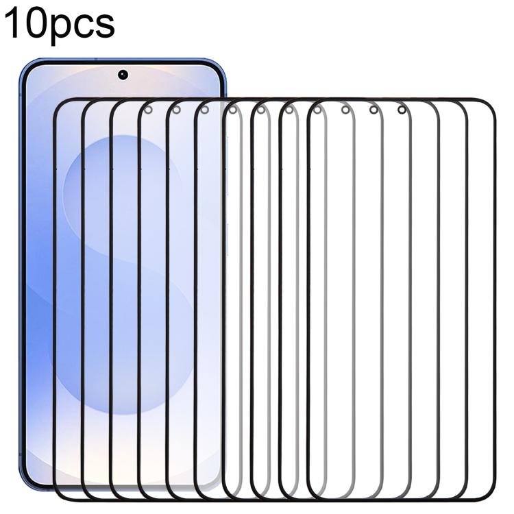 For Samsung Galaxy S25 SM-S931B 10pcs Front Screen Outer Glass Lens with OCA Optically Clear Adhesive - free shipping - PMC TechLife - Order now!