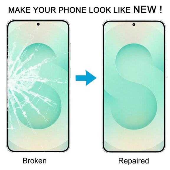 For Samsung Galaxy S25+ SM-S936B 10pcs Front Screen Outer Glass Lens with OCA Optically Clear Adhesive