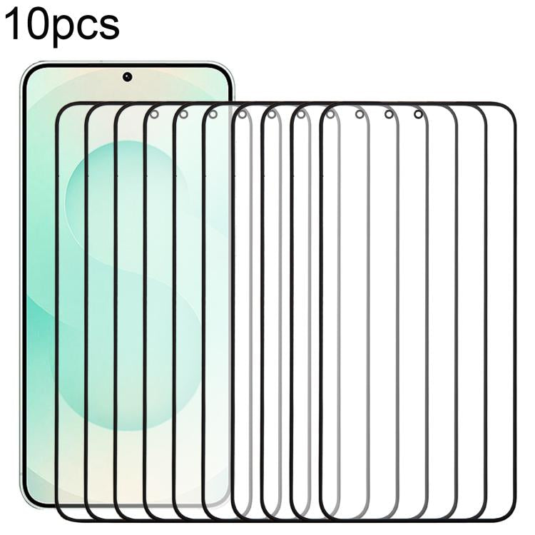 For Samsung Galaxy S25+ SM-S936B 10pcs Front Screen Outer Glass Lens with OCA Optically Clear Adhesive - free shipping - PMC TechLife - Order now!