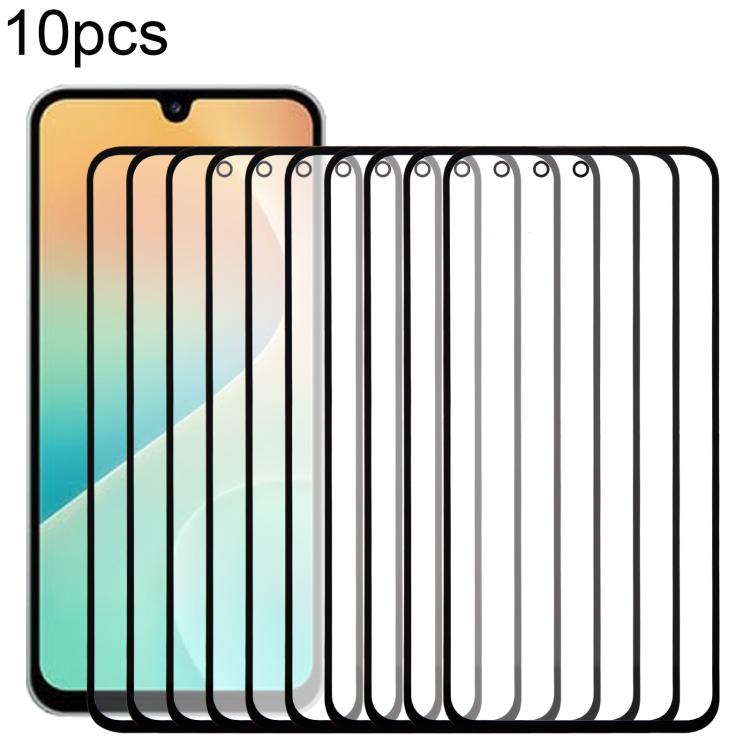 For Samsung Galaxy M36 SM-M366B 10pcs Front Screen Outer Glass Lens with OCA Optically Clear Adhesive - free shipping - PMC TechLife - Order now!
