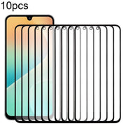 For Samsung Galaxy M36 SM-M366B 10pcs Front Screen Outer Glass Lens with OCA Optically Clear Adhesive