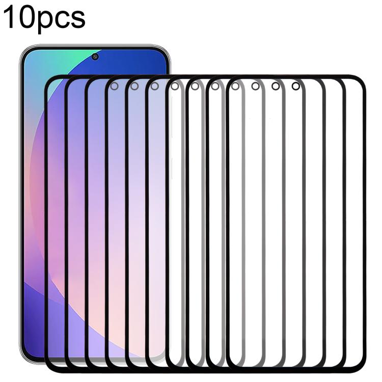 For Samsung Galaxy F56 SM-E566B 10pcs Front Screen Outer Glass Lens with OCA Optically Clear Adhesive - free shipping - PMC TechLife - Order now!