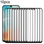 For Samsung Galaxy M16 SM-M166P 10pcs Front Screen Outer Glass Lens with OCA Optically Clear Adhesive