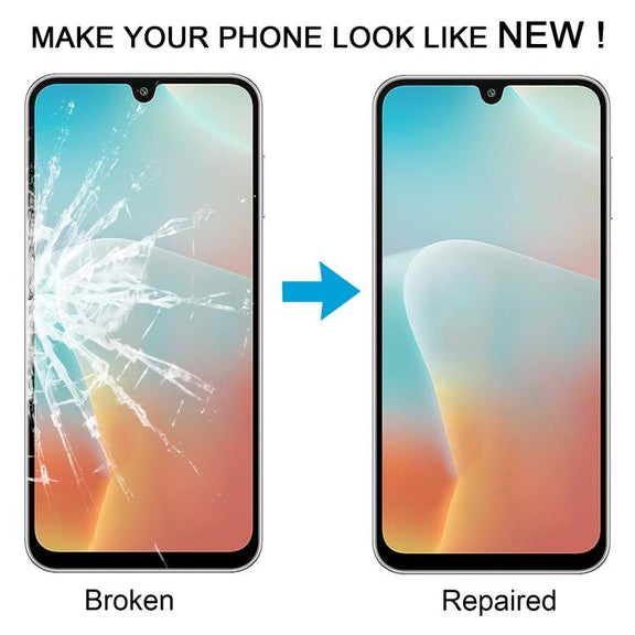 For Samsung Galaxy M16 SM-M166P 10pcs Front Screen Outer Glass Lens with OCA Optically Clear Adhesive