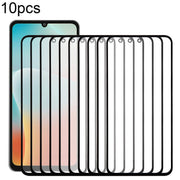 For Samsung Galaxy M06 SM-M066B 10pcs Front Screen Outer Glass Lens with OCA Optically Clear Adhesive