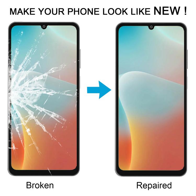 For Samsung Galaxy M06 SM-M066B 10pcs Front Screen Outer Glass Lens with OCA Optically Clear Adhesive