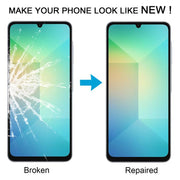 For Samsung Galaxy A06 5G SM-A066B 10pcs Front Screen Outer Glass Lens with OCA Optically Clear Adhesive