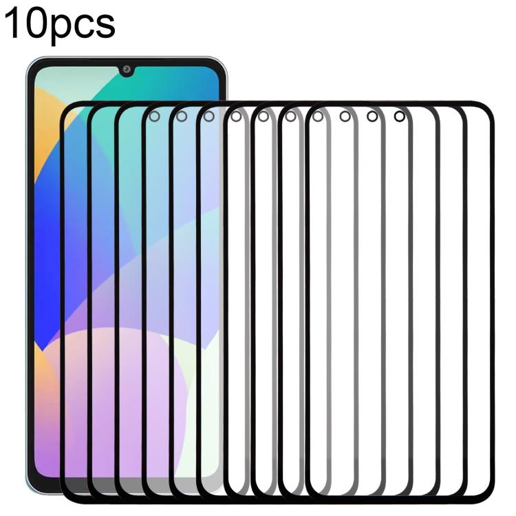 For Samsung Galaxy F06 5G SM-E066B 10pcs Front Screen Outer Glass Lens with OCA Optically Clear Adhesive - free shipping - PMC TechLife - Order now!