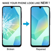 For Samsung Galaxy A16 5G SM-A166B 10pcs Front Screen Outer Glass Lens with OCA Optically Clear Adhesive
