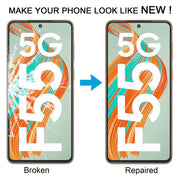 For Samsung Galaxy F55 SM-E556B 10pcs Front Screen Outer Glass Lens with OCA Optically Clear Adhesive