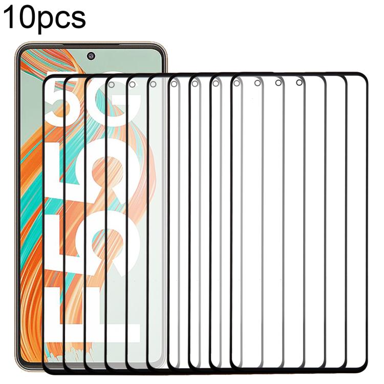 For Samsung Galaxy F55 SM-E556B 10pcs Front Screen Outer Glass Lens with OCA Optically Clear Adhesive - free shipping - PMC TechLife - Order now!